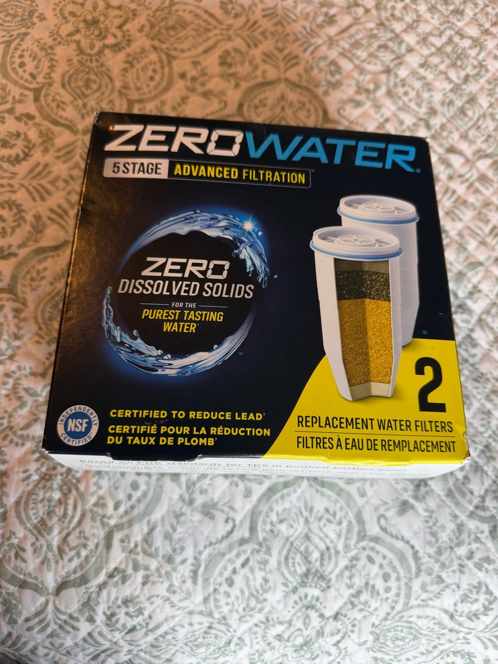 P ZeroWater 2 pk Replacement advanced filtration Filters - 5 Stage